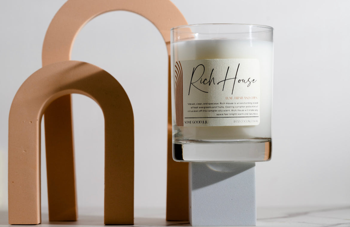 Rich House woodenwick Candle - Some Good JuJu Candle & Lifestyle Boutique 