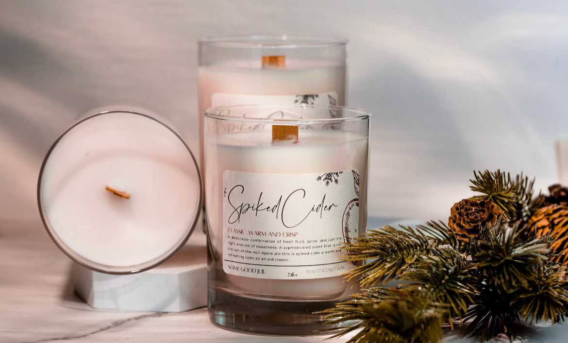 Spiked Cider Candle - Limited Edition Holiday - Some Good JuJu Candle & Lifestyle Boutique 