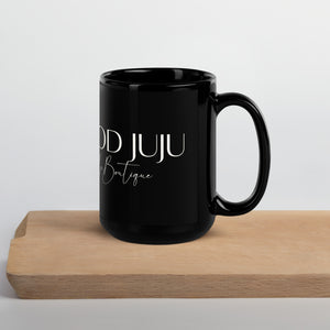 Black Glossy Mug - Some Good JuJu Candle & Lifestyle Boutique 