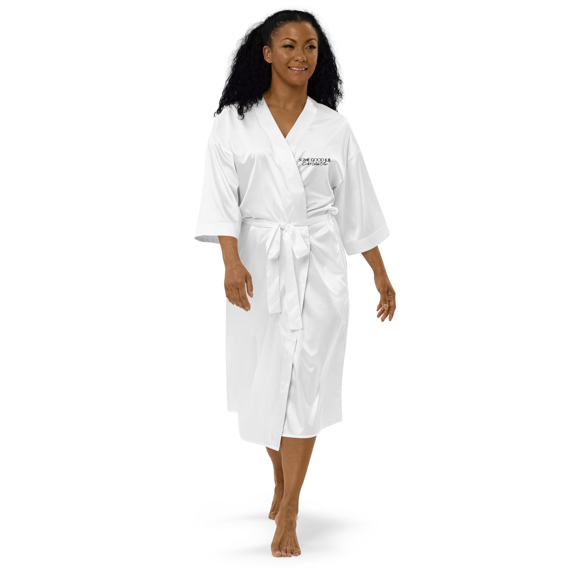Satin robe - Some Good JuJu Candle & Lifestyle Boutique 