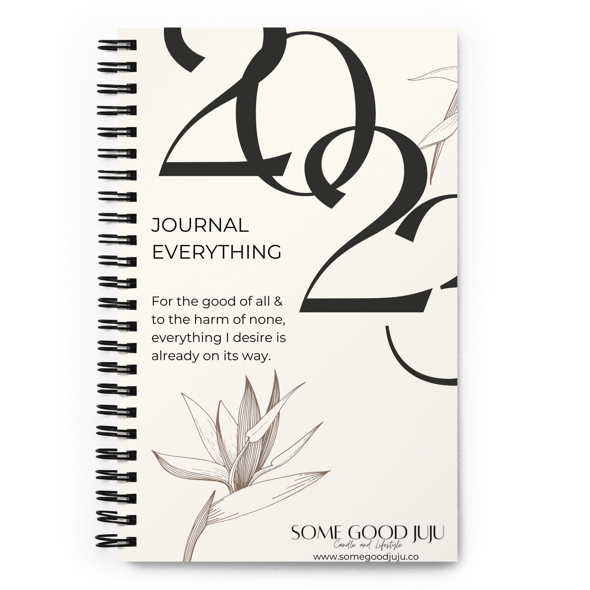 Spiral notebook - Some Good JuJu Candle & Lifestyle Boutique 